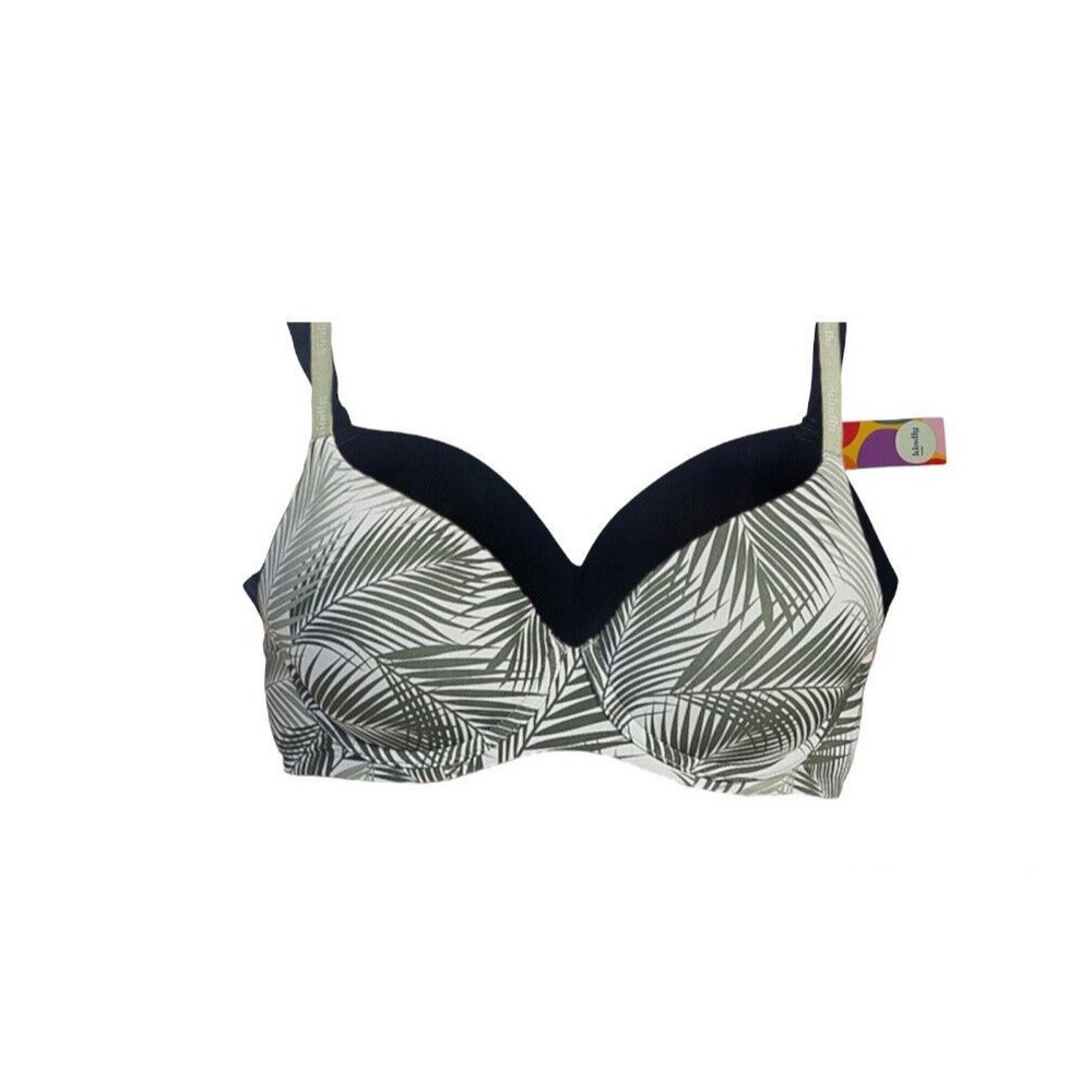 Kindly Yours Women's Sustainable Tailored Full Coverage T-Shirt Bra 2 Pack 34D